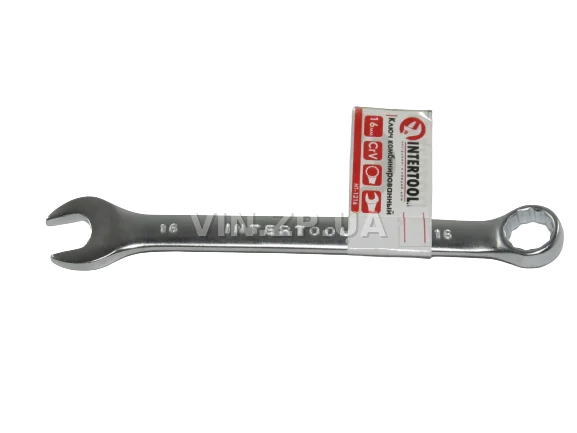 Ключ рожково-накидной CrV 16 мм INTERTOOL 2