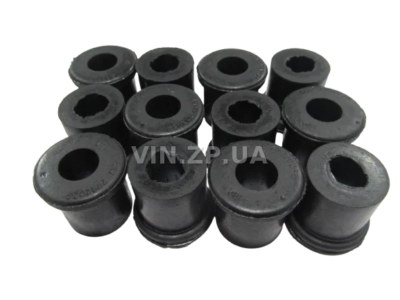 Втулки рессоры Москвич 412, 2140 РЕМ комплект 12шт, резина 2