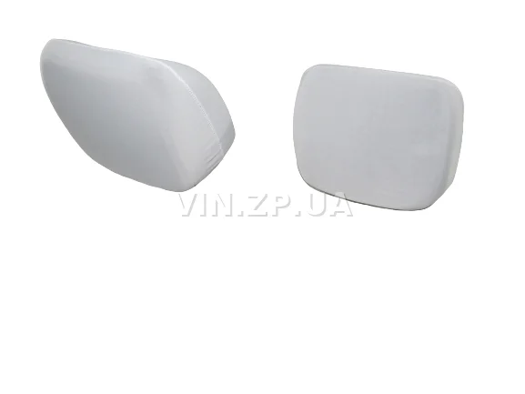 Чехлы на подголовники VRN белые "LADA", комплект 2 шт 2