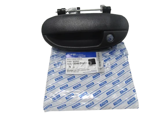 Ручка дверная CRB Ланос, Сенс, наружная передняя левая, пластик, OEM 96226249