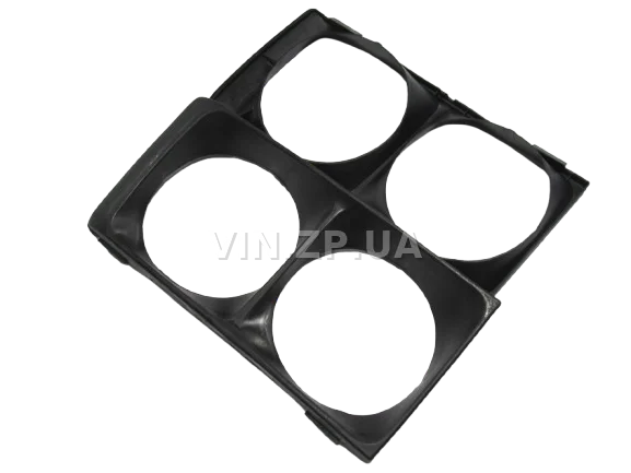 Облицовка фар ВАЗ 2106, пластик, черная, к-кт 2шт АВТОПЛАСТ