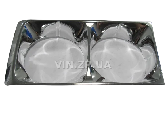 Облицовка фар ВАЗ 2106, пластик, хром, к-кт 2шт АВТОПЛАСТ 2