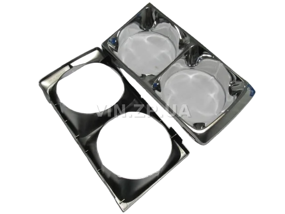 Облицовка фар ВАЗ 2106, пластик, хром, к-кт 2шт АВТОПЛАСТ