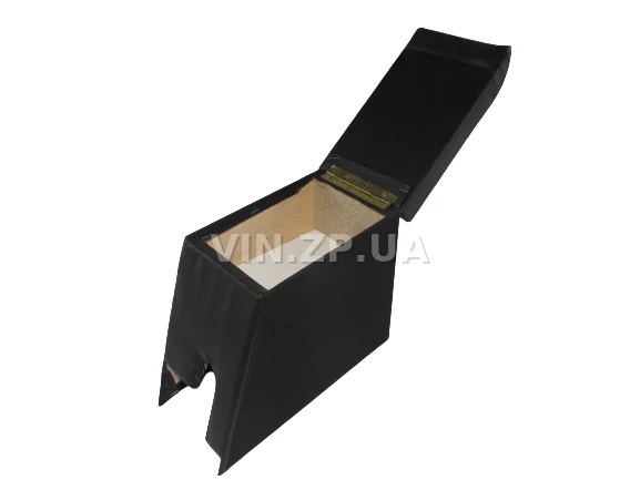 Подлокотник органайзер VRN Ланос, Сенс, черный с вышивкой "Daewoo Lanos" 2