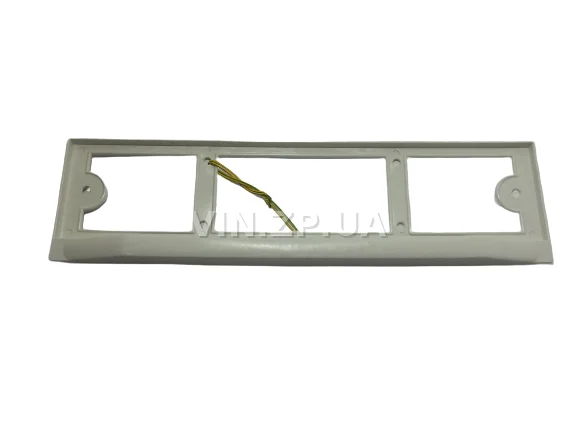 Рамка номера SPEED-MASTER с подсветкой, белая