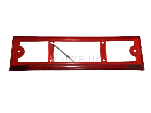Рамка номера SPEED-MASTER с подсветкой, красная