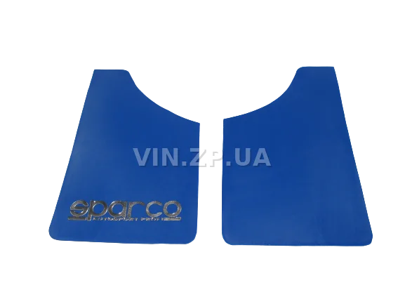 Брызговики SPARCO 360 х 220 мм, универсальные, синие, к-кт 4шт, мягкий капрон 4