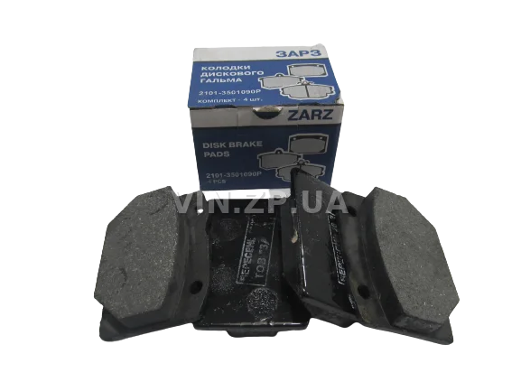 Колодки тормозные передние ЗАРЗ ВАЗ 2101, 2102, 2103, 2104, 2105, 2106, 2107, комплект 4шт