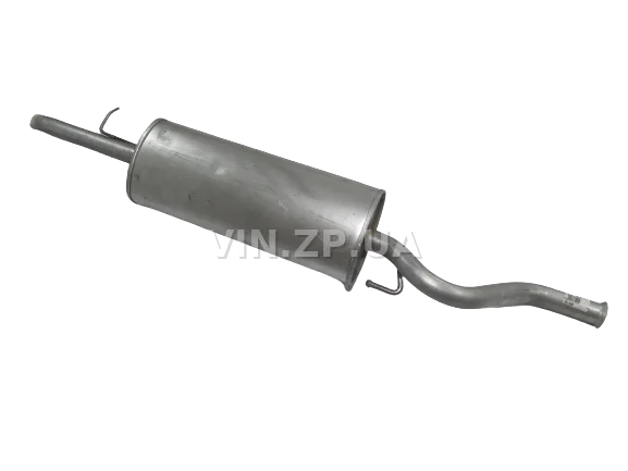 Глушитель ВАЗ 2170 Приора, 2111 с 2007г POLMO задний, алюминизированный 3