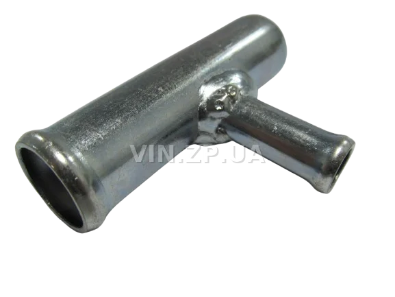 Трубка ГБЦ Сенс 1.3, Ланос 1.4, под кран печки, 1 вывод под 90гр АВТОЗАЗДЕТАЛЬ 2