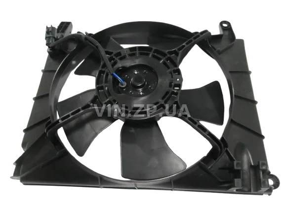 Вентилятор охлаждения Авео 1.5-1.6 без кондиционера, основной HAN с диффузором и мотором, 96536522 2