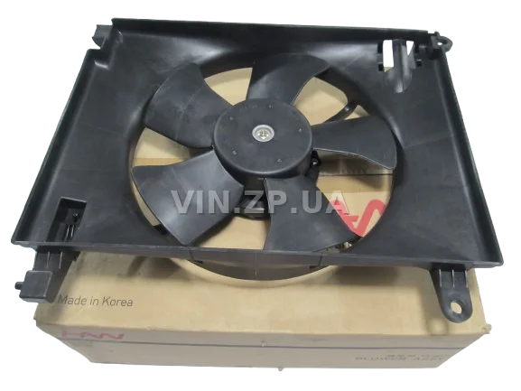 Вентилятор охлаждения Авео 1.5-1.6 без кондиционера, основной HAN с диффузором и мотором, 96536522 3