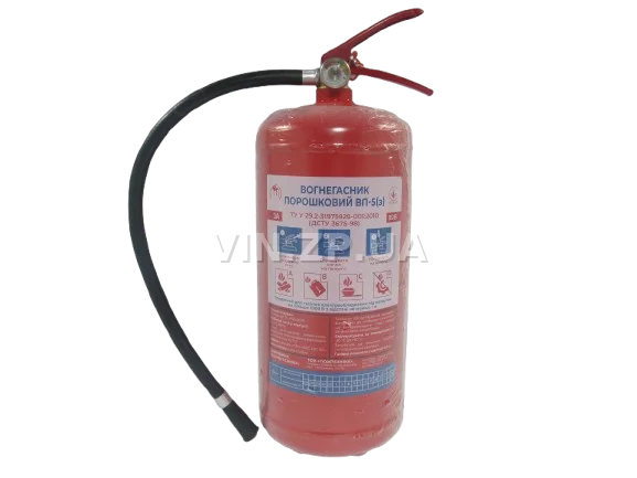 Огнетушитель порошковый 5кг ПОЖТЕХНИКА с манометром (ВП-5)