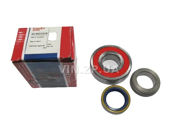 Ремкомплект подшипник полуоси EuroEx ВАЗ 2101, 2102, 2103, 2104, 2105, 2106, 2107, подшипник 180306, сальник, запорная втулка