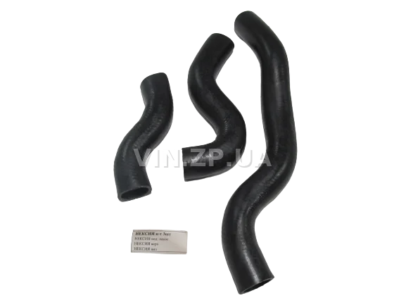 Патрубок радиатора РЕМ Нексия 1.5, 1.6, охлаждения, комплект 3шт 2