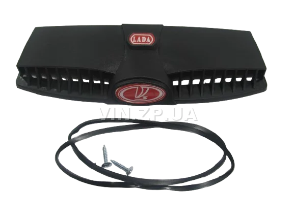 Дефлектор воздухозаборника капота ВАЗ 2101, 2102, 2103, 2106 BAGIS красный значок, к-кт 2шт 2