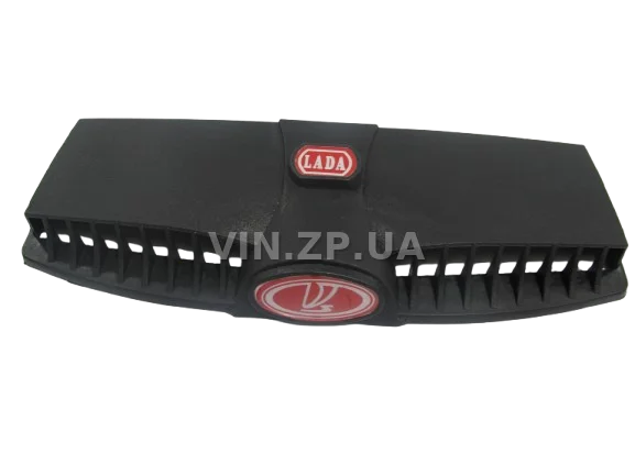 Дефлектор воздухозаборника капота ВАЗ 2101, 2102, 2103, 2106 BAGIS красный значок, к-кт 2шт 3