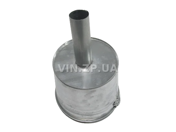 Лейка топливная 5.0л, носик d 33мм вертикальный ВИДЕКС бензин, дизель, с сеткой-фильтром, оцинкованная В-4 6