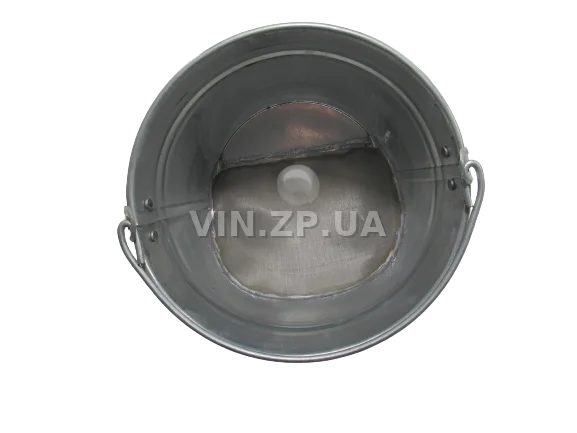 Лейка топливная 5.0л, носик d 33мм вертикальный ВИДЕКС бензин, дизель, с сеткой-фильтром, оцинкованная В-4 7