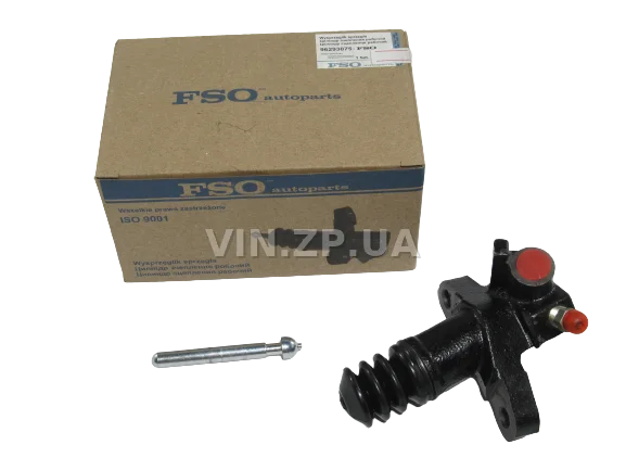 Цилиндр сцепления рабочий FSO Авео в сборе со штоком, OEM 96293075