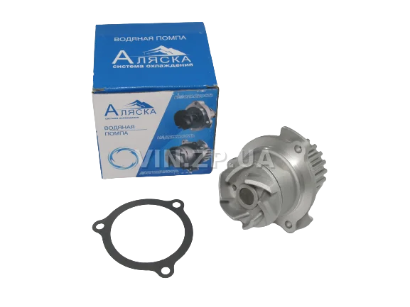 Насос водяной помпа АЛЯСКА ВАЗ 2108, 2109, 21099, 2110, 2111, 2112, 2113, 2114, 2115, 1111, с 8 клапанным двигателем