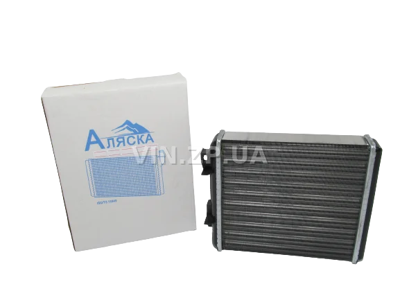 Радиатор отопителя печки АЛЯСКА ВАЗ 2105, 2106, 2107 алюминиевый, широкий