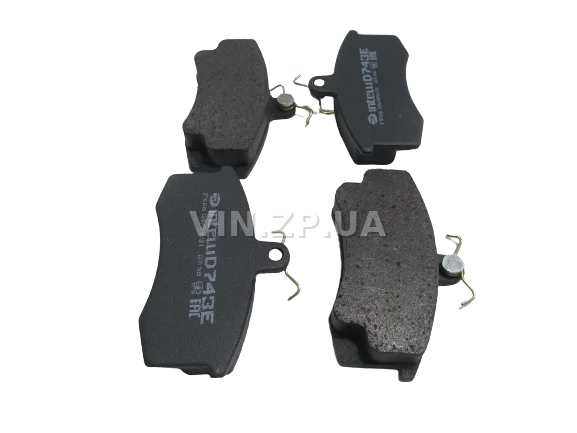 Передние тормозные колодки DAfmi ВАЗ 2108, 2109, 21099, 2113, 2114, 2115, к-кт 4 штуки, класс премиум-INTELLI 2