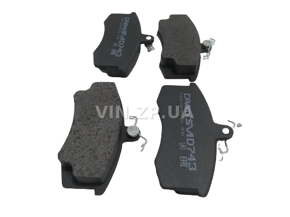 Передние тормозные колодки DAfmi ВАЗ 2108, 2109, 21099, 2113, 2114, 2115, к-кт 4 штуки, серия Semi Metallic 2