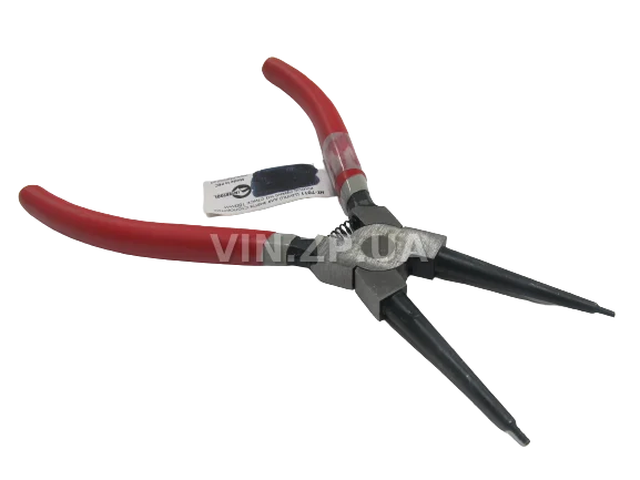 Щипцы снятия установки стопорных колец INTERTOOL 180 мм, прямые на сжатие 2