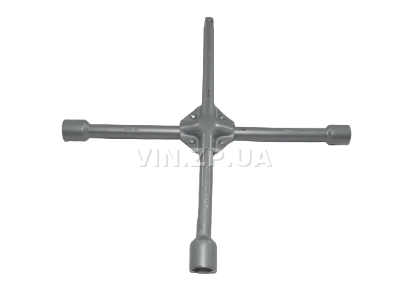 Ключ колёсный балонный INTERTOOL "крест" 21 х 19 х 17 х 1/2", усиленный 2