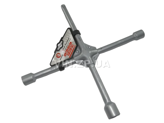 Ключ колёсный балонный INTERTOOL "крест" 21 х 19 х 17 х 1/2", усиленный 3