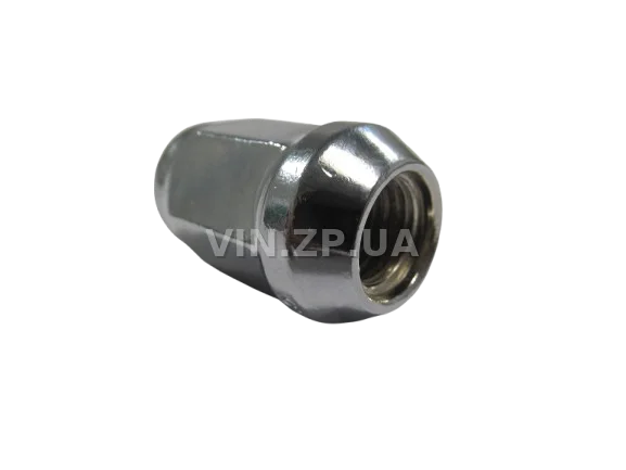 Гайка колеса Авео, Лачетти, ключ 19, закрытая, конус BS AUTO хром, М12 x 1.5 x 35, 1шт, 94837389
