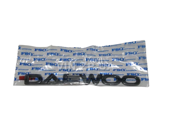 Эмблема крышки багажника FSO Ланос, Сенс "DAEWOO" задняя, OEM 96303494 1