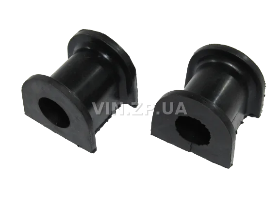 Втулка стабилизатора Ланос, Сенс FSO переднего, стар. образца гладкая, к-кт 2шт, резина, 96444469