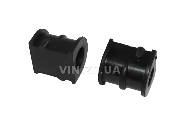 Втулка стабилизатора Ланос, Сенс FSO переднего, нов. образца с буртом, к-кт 2шт, резина, 96444926 3