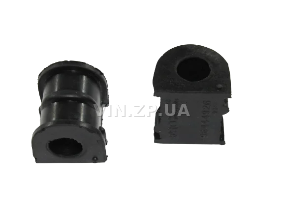 Втулка стабилизатора Ланос, Сенс FSO переднего, нов. образца с буртом, к-кт 2шт, резина, 96444926 4