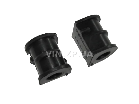 Втулка стабилизатора Ланос, Сенс FSO переднего, нов. образца с буртом, к-кт 2шт, резина, 96444926 5