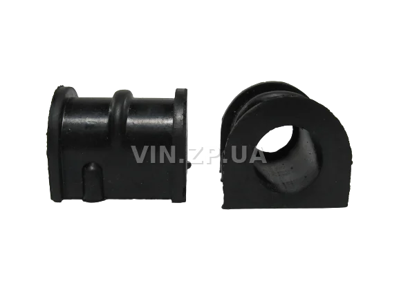Втулка стабилизатора Ланос, Сенс FSO переднего, нов. образца с буртом, к-кт 2шт, резина, 96444926 7