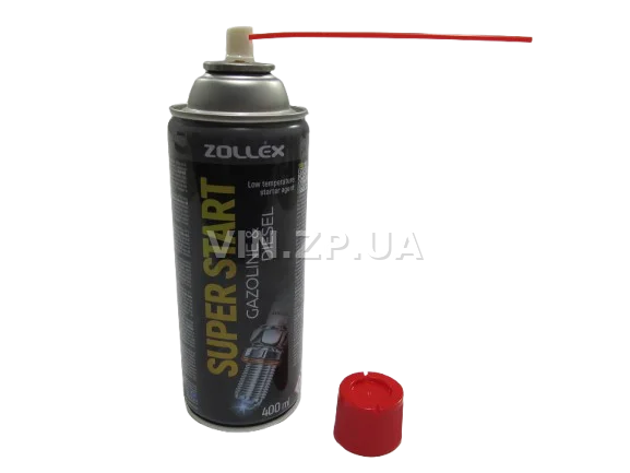 Быстрый старт ZOLLEX жидкость стартовая 400 мл, холодный пуск, аэрозоль для облегчения запуска 2