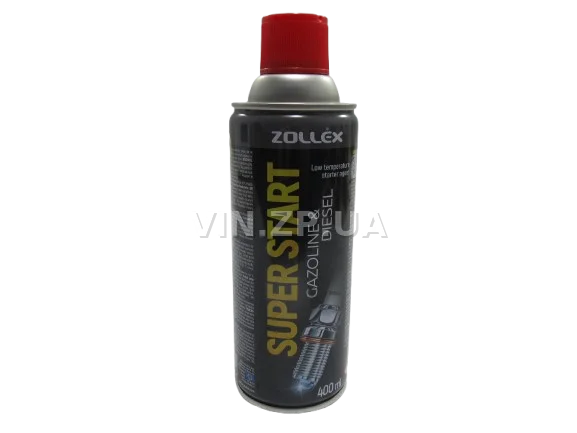 Быстрый старт ZOLLEX жидкость стартовая 400 мл, холодный пуск, аэрозоль для облегчения запуска
