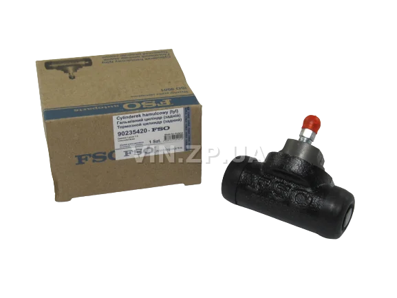 Цилиндр тормозной задний рабочий FSO Ланос, Сенс, Нексия, (ф17.46, крепл.на 2 болта) OEM 90235420