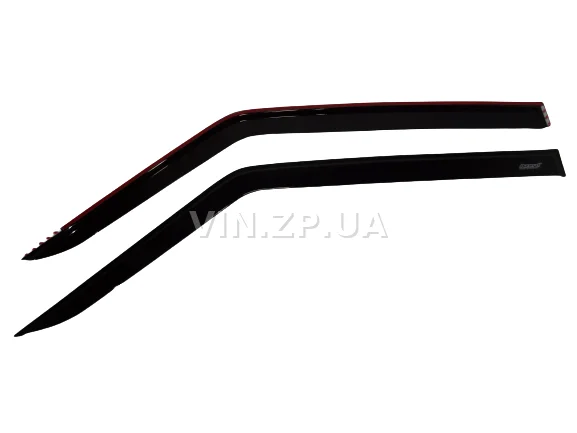 Ветровики дефлекторы ВАЗ 2108, 2113 AZARD боковых окон, накладные, к-кт 2шт