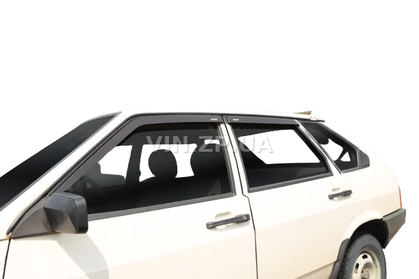 Ветровики дефлекторы AZARD ВАЗ 2109, 21099, 2114, 2115, боковых окон, накладные, комлект 4шт 2