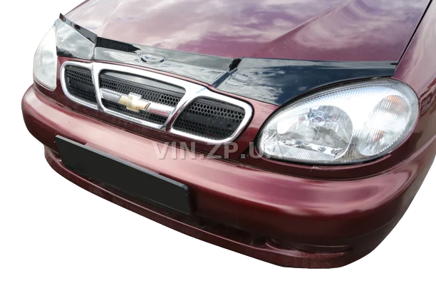 Дефлектор спойлер капота AZARD Ланос, мухобойка