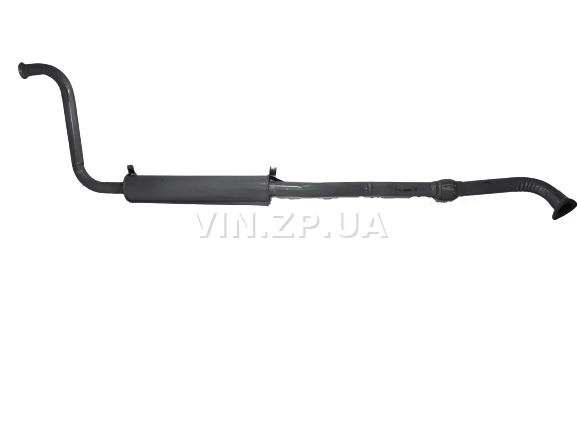 Резонатор ВАЗ 21082, 2109і, 21099і, 2113, 2114, 2115 ТЕКС под катализатор, с гофрой, двойная прокатка швов