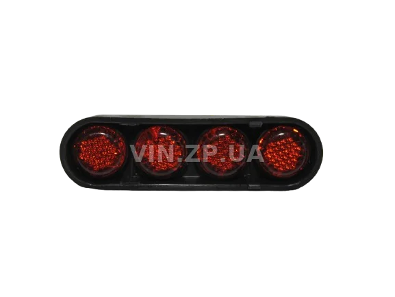 Болт номерного знака со светоотражателем, красный ELEGANT М 4 х 15 х 1.25, к-кт 4шт