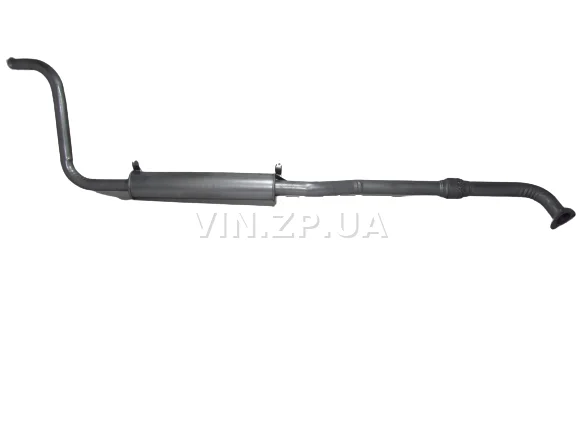 Резонатор ВАЗ 21101, 2110, 2111, 2112, с 2008 г, 16-клап. под катализатор ТЕКС с гофрой, двойная прокатка швов