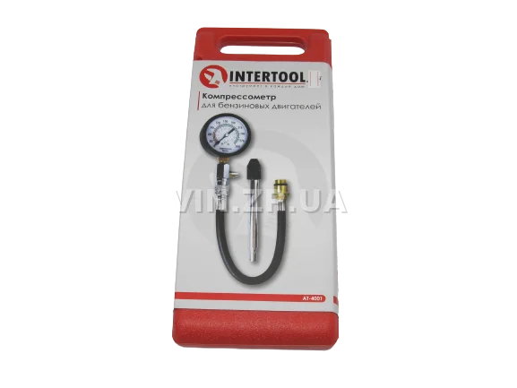 Компрессометр INTERTOOL для бензиновых двигателей, до 20 Бар 2