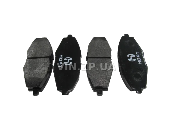 Колодки тормозные передние HORT Ланос, Сенс, Матиз, R13", комплект 4шт, 96316582