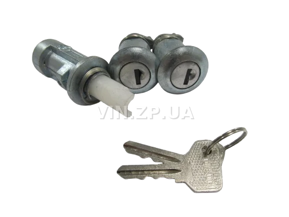 Замок багажника ВАЗ 2105, 2107, с личинками, замок 1шт + личинка 2шт + ключ 2шт АРК